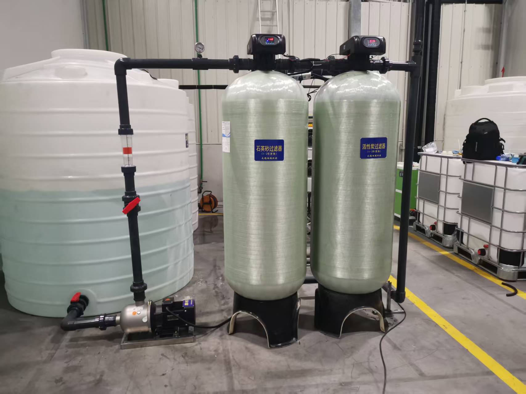 无锡某物流园4吨纯水设备