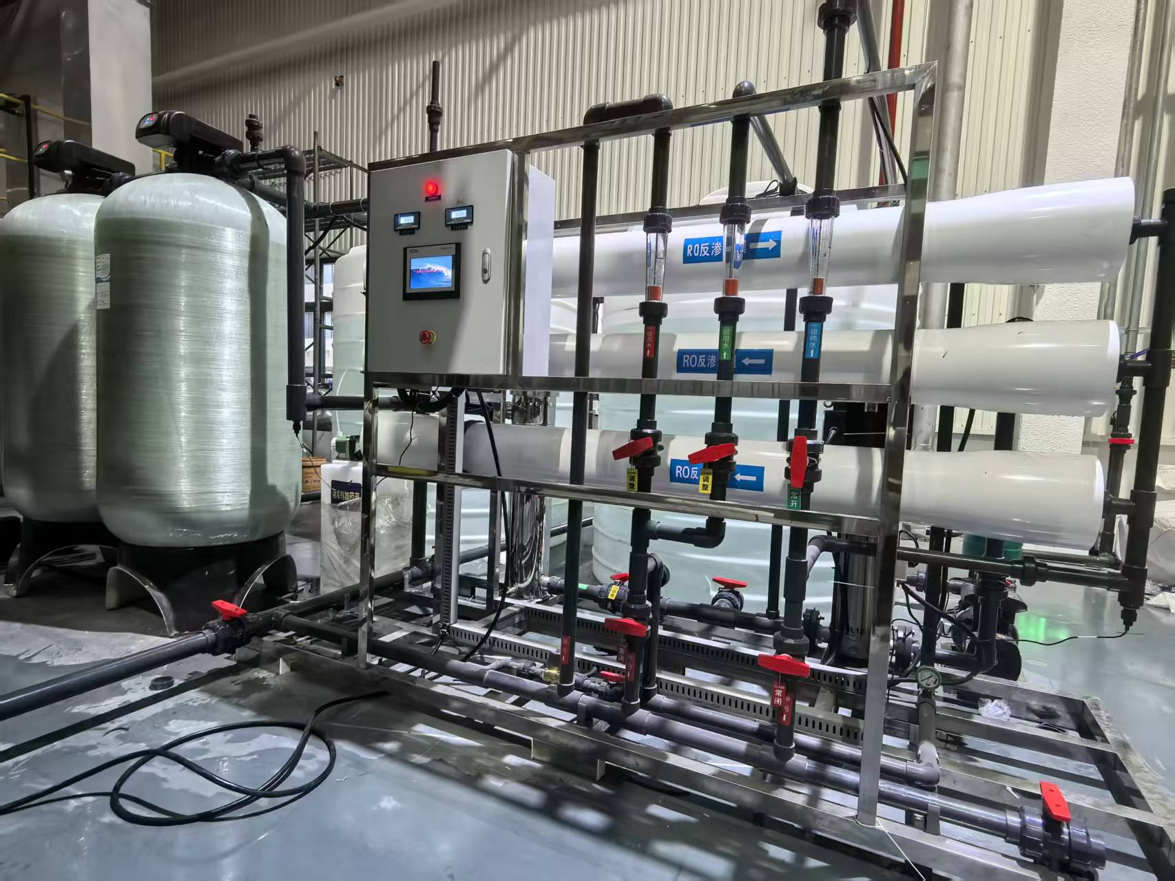 重庆某压铸厂5吨纯水设备